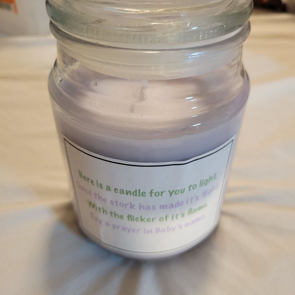 New MVP Soothing Lavender Scented Candle 18oz In Glass Jar With Lid